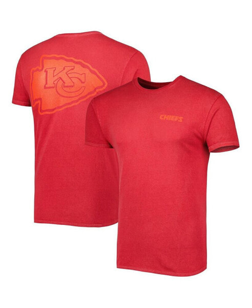 Men's Red Kansas City Chiefs Fast Track Tonal Highlight T-shirt