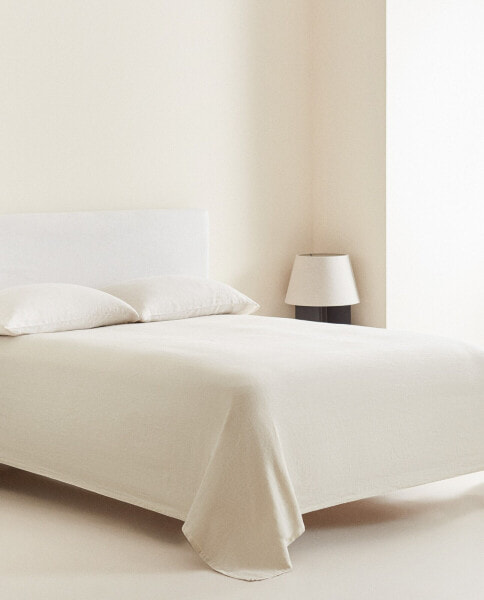 Washed linen bedspread (400 gxm²)