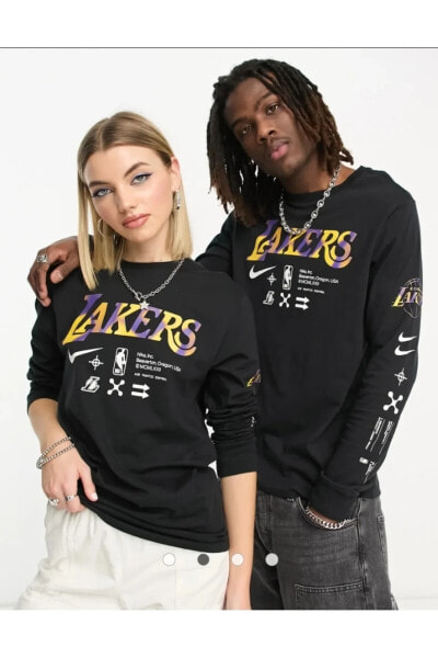 Los Angeles Lakers Essential Tee Erkek Sweatshirt CNG-STORE