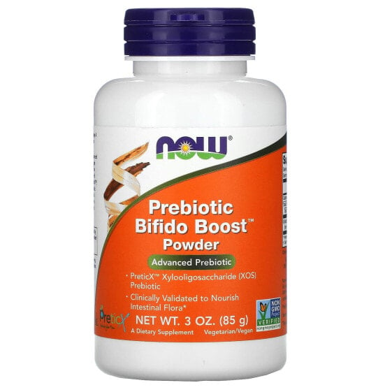 Пребиотический порошок для улучшения работы кишечника NOW Prebiotic Bifido Boost, 85 г