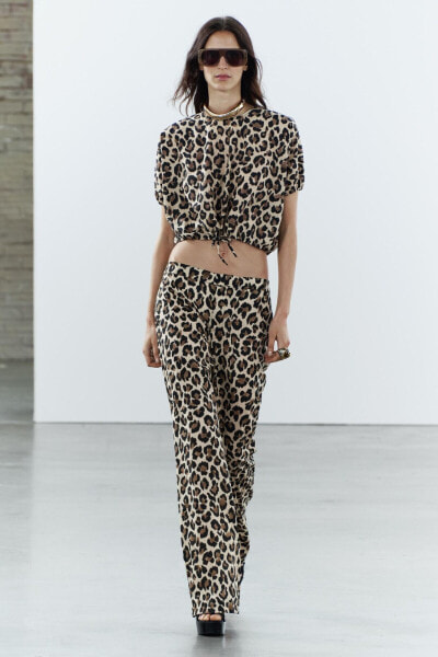 Zw collection animal print top