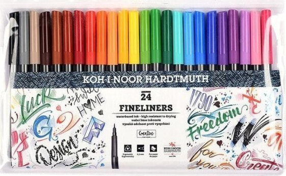 Ручки Koh-I-Noor Cienkopisy 24 цвета