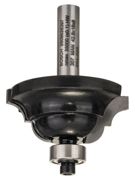 Bosch Profilfräser D, 8 mm, R1 6,3 mm, B 15 mm, L 18 mm, G 60 mm