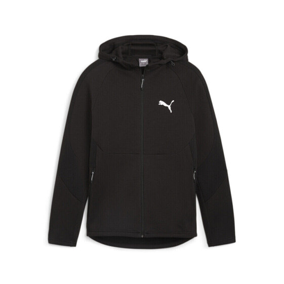 Puma Evostripe FullZip Hoodie Mens Black Casual Outerwear 67899501