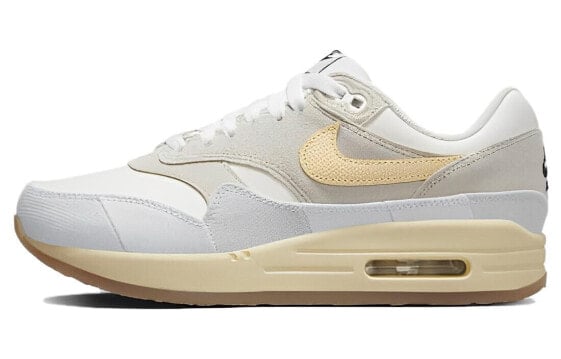 Nike Air Max 1 "Crepe Light Bone" 减震防滑 低帮 运动休闲鞋 女款 白 / Кроссовки Nike Air Max FJ4735-001