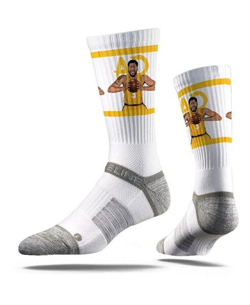 Men's Anthony Davis Los Angeles Lakers Premium Player Action Full Sub Crew Socks