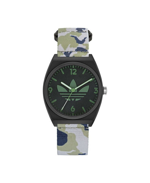 Unisex Three Hand Project Two Camo Fabric Fastwrap Watch 38mm