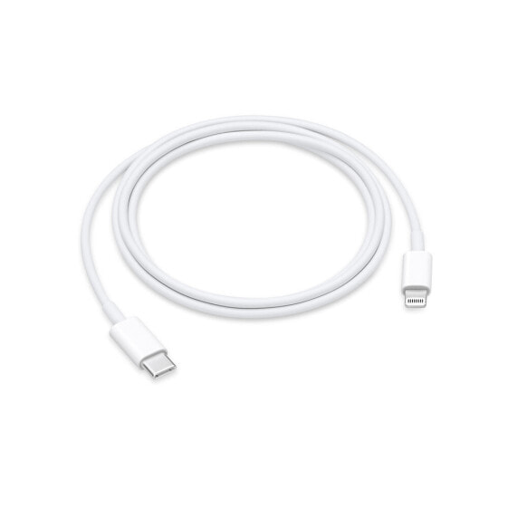 Кабель для зарядки Apple Lightning - USB C 1 м - белый - прямой