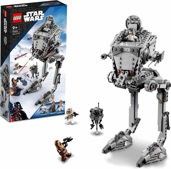 LEGO 75322 Star Wars AT-ST auf Hoth mit Figuren von Chewbacca und Droide, Sammelspielzeug aus Das Imperium schlägt zurück