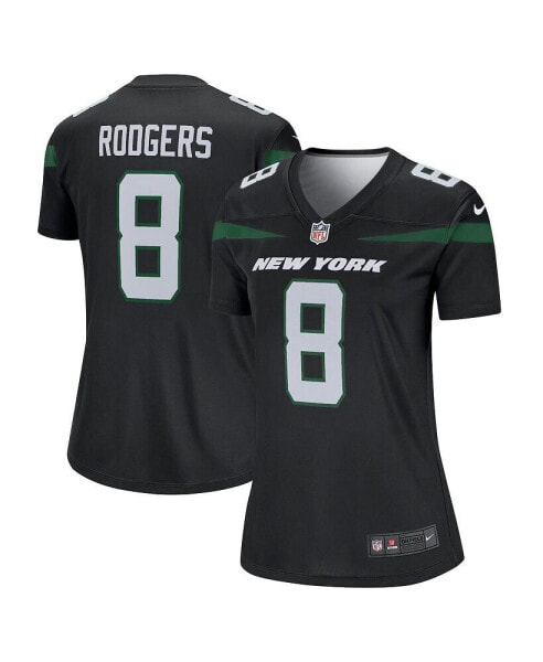 Women's Aaron Rodgers Stealth Black New York Jets Alternate Legend Player Jersey