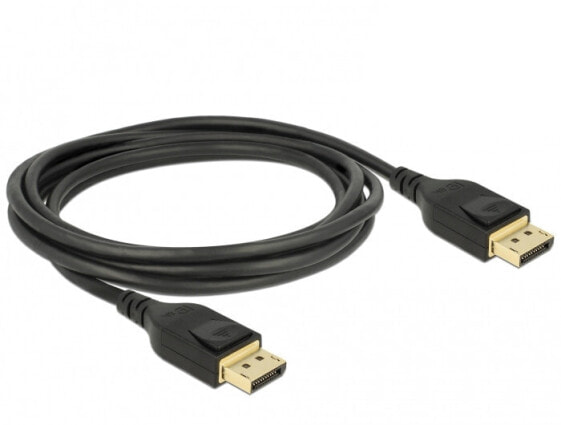 Delock 85661 - 3 m - DisplayPort - DisplayPort - Male - Male - 7680 x 4320 pixels
