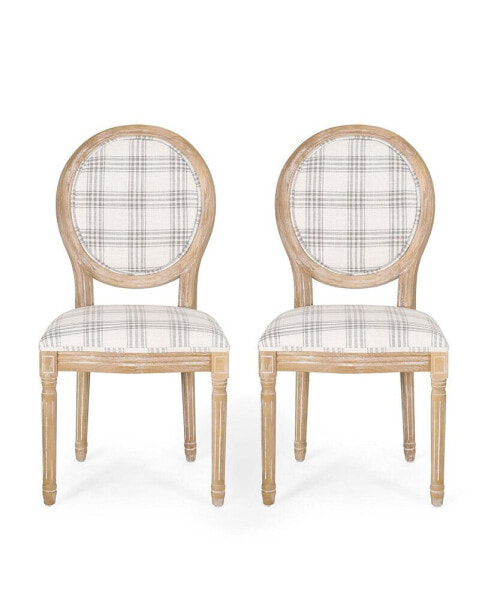 Phinnaeus French Country Dining Chairs Set, 2 Piece