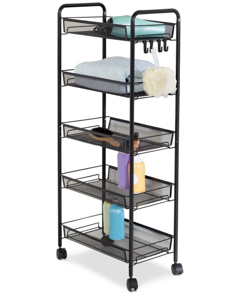 5-Tier Rolling Storage Cart