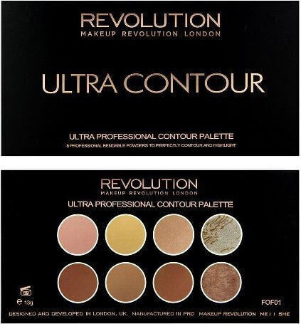 Makeup Revolution Ultra Contour Palette Zestaw do modelowania twarzy 13g