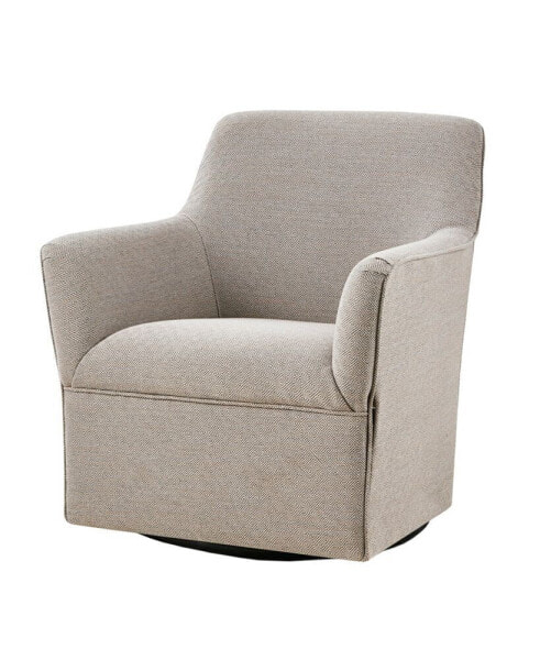 Augustine 30.75" Fabric Swivel Glider Chair