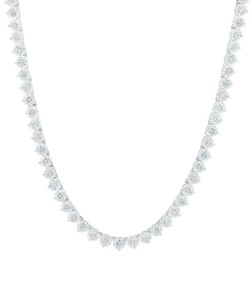 Lab Grown Diamond 17" Tennis Necklace (10 ct. t.w.) in 14k White Gold