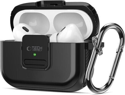 Tech-Protect TECH-PROTECT DEFENDER HOOK MAGSAFE APPLE AIRPODS PRO 1 / 2 BLACK