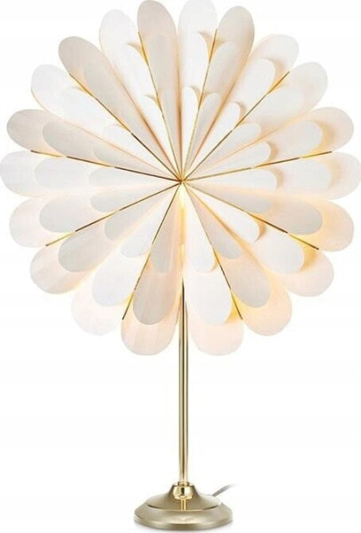 Lampa stołowa NO NAME Markslöjd Marigold paper flower table lamp, E14, 45 cm, white and brass