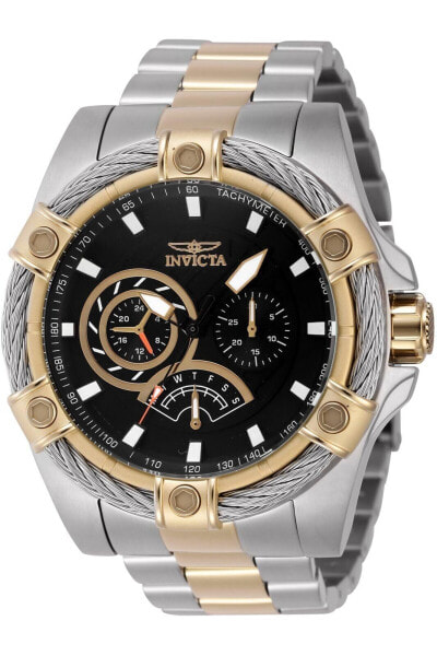 Invicta Men's Bolt 52mm Stainless Steel Quartz Watch Two Tone (Model: 46871)
