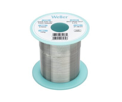 Weller Tools Weller WSW SAC M1 0,5mm - 100g - SN3,0AG0,5CU3,5% - Solder wire - Weller - 84030 mm - 100 g