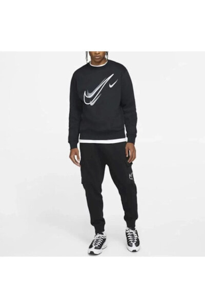 Sportswear Men's Fleece Erkek Siyah Sweatshirt Dq3943-010