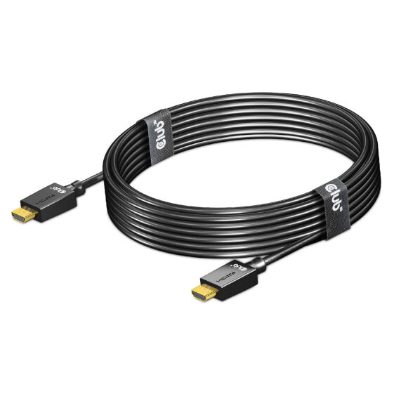 Кабель HDMI Club 3D Ultra High Speed 4K120Hz - 8K60Hz 48Gbps 4 м/13.12 фт 26AWG - HDMI Type A (стандартный) - HDMI Type A (стандартный) - черный