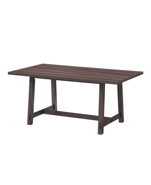 CLOSEOUT! Max Meadows Laminate Trestle Rectangular Dining Table