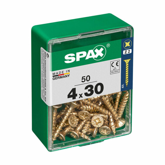 Коробка винтов SPAX Строительные винты с плоской головкой (4 х 30 мм)