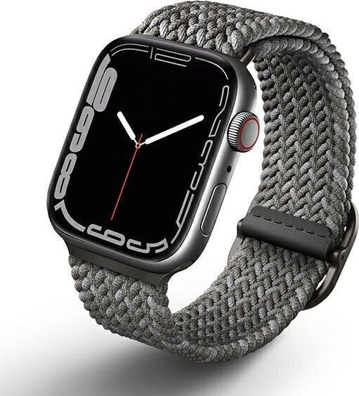 Uniq Pasek UNIQ Aspen Apple Watch 4/5/6/7/SE 44/45mm Braided DE szary/pebble grey