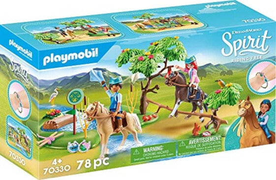 Игровой набор Playmobil 70329 DreamWorks Summer Camp with Lucky and Spirit (Летний лагерь с Лаки и Спирит)