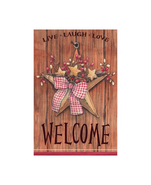 Melinda Hipsher 'Country Star Welcome' Canvas Art - 22" x 32"