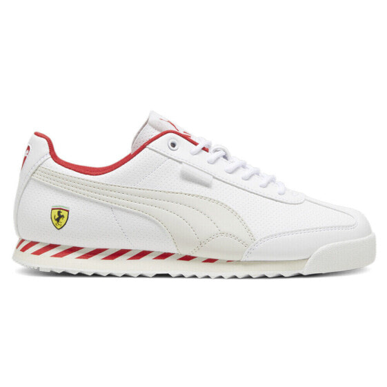 Puma Sf Roma Via Lace Up Mens White Sneakers Casual Shoes 30806702