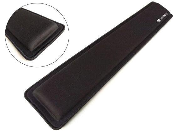 SANDBERG Wrist Rest Pro XXL - Black - 712 x 120 x 23 mm