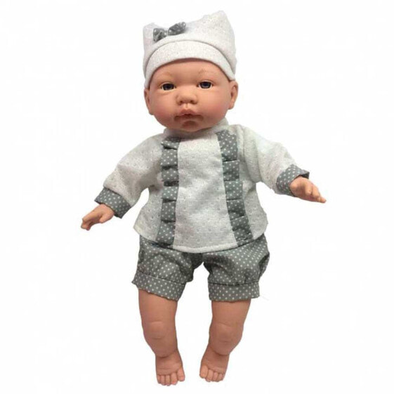 Кукла с мягким телом TACHAN Doll 40 см в синем костюме с 12 различными звуками