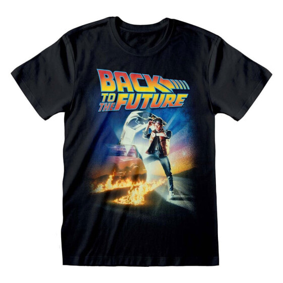 HEROES Official Back To The Future Poster short sleeve T-shirt