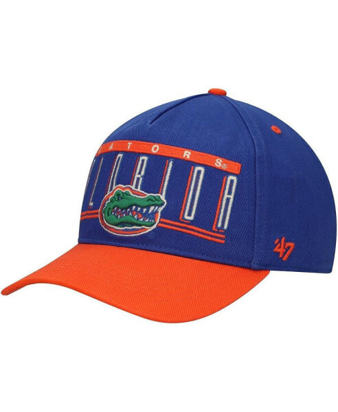 Men's Royal Florida Gators Double Header Hitch Adjustable Hat