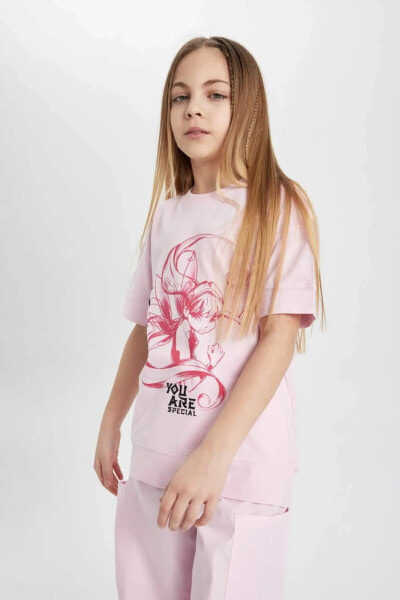 Kız Çocuk T-shirt C2463a8/pn441 Pınk