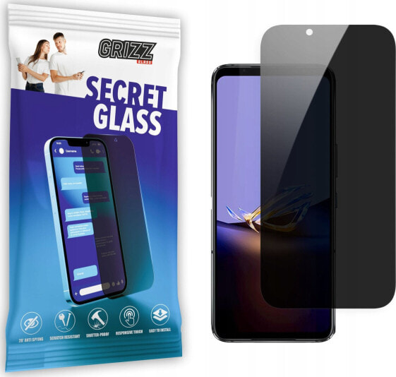 GrizzGlass Szkło prywatyzujące GrizzGlass SecretGlass do Asus ROG Phone 6D Ultimate