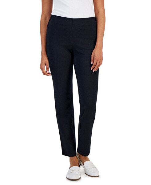 Petite Pull-On Ponté-Knit Pants, Created for Macy's