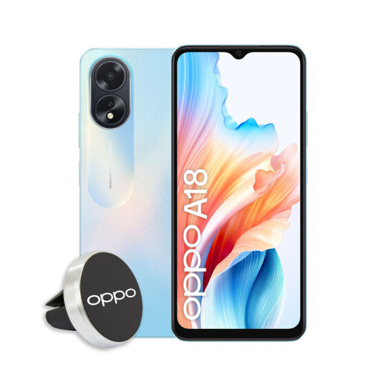 Смартфоны Oppo A18 BLUE MediaTek Helio G85 4 GB RAM 128 Гб Чёрный