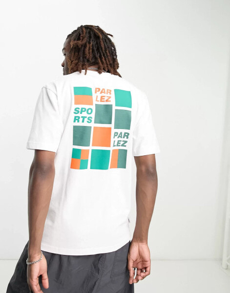 Parlez lima t-shirt in white Exclusive to ASOS