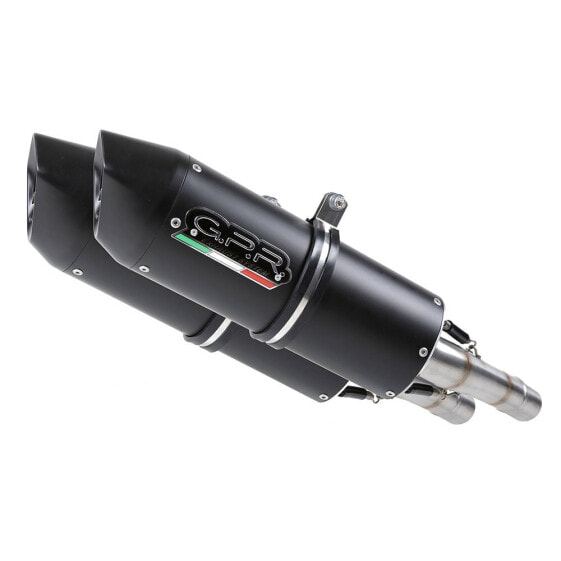 GPR EXHAUST SYSTEMS Furore High Level Dual Slip On Supersport 800 S 02 Homologated Muffler