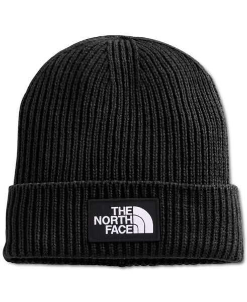 TNF Logo Box Cuffed Beanie