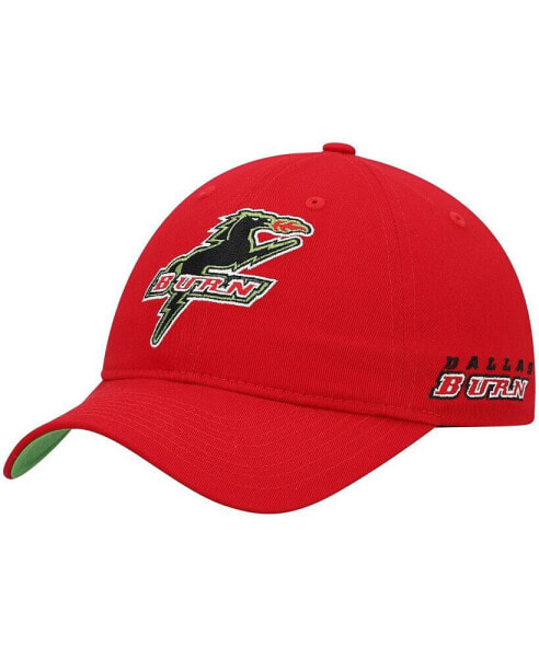 Men's Red Dallas Burn Adjustable Hat