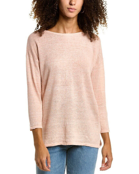 J.Mclaughlin Alva Linen Crewneck Sweater Women's