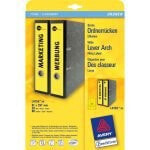 Avery Zweckform Avery Border Binder Labels - Yellow 61 x 297mm (20) - 20 sheets - 61 x 297mm