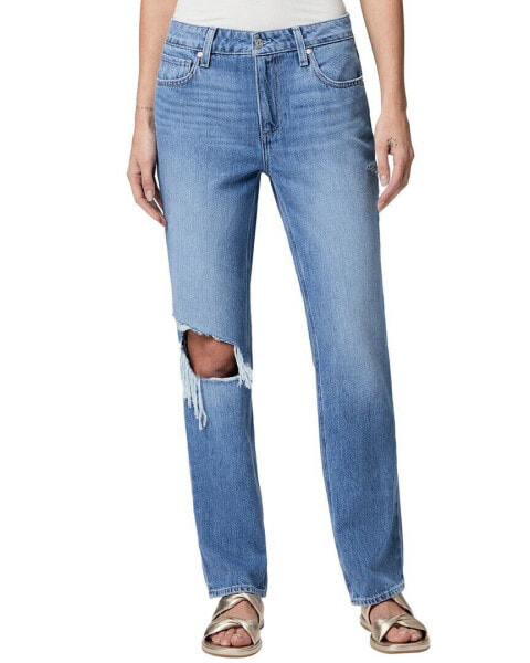 Paige Noella Nathaly Destructed Relaxed Straight Leg Jean Women's