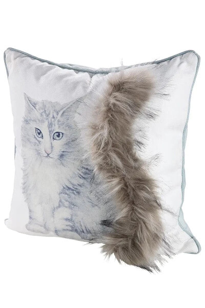 Декоративная подушка GILDE "Кот с плюшевым хвостом"