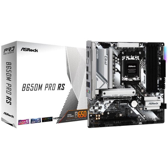 ASRock B650M Pro RS, AMD B650 Mainboard - Sockel AM5, DDR5