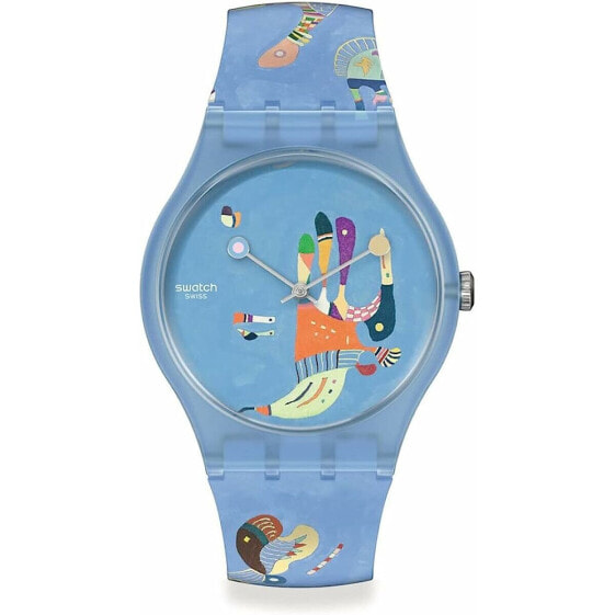 Мужские часы Swatch BLUE SKY, BY VASSILY KANDINSKY (Ø 41 mm)